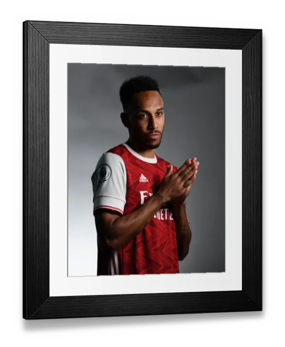 Framed Print : Arsenal First Team 2020-21: Pierre-Emerick Aubameyang at Arsenal Photocall Framed Print : Arsenal First Team 2020-21: Pierre-Emerick Aubameyang at Arsenal Photocall