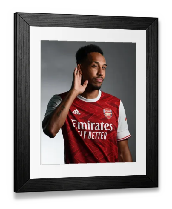 Framed Print : Arsenal First Team 2020-21: Pierre-Emerick Aubameyang's Portraits Framed Print : Arsenal First Team 2020-21: Pierre-Emerick Aubameyang's Portraits