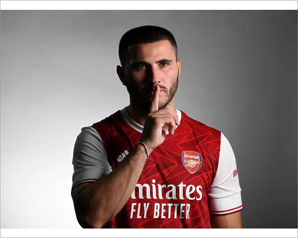 Arsenal 2020-21: Sead Kolasinac at First Team Photocall
