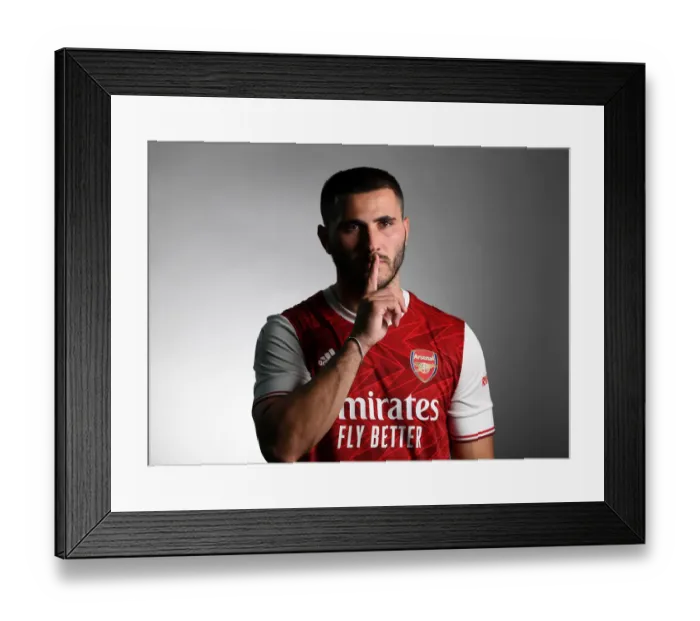 Framed Print : Arsenal 2020-21: Sead Kolasinac at First Team Photocall Framed Print : Arsenal 2020-21: Sead Kolasinac at First Team Photocall