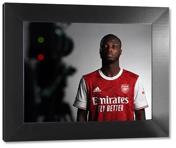 Arsenal 2020-21: Nicolas Pepe at First Team Photocall