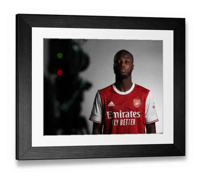 Framed Print : Arsenal 2020-21: Nicolas Pepe at First Team Photocall Framed Print : Arsenal 2020-21: Nicolas Pepe at First Team Photocall