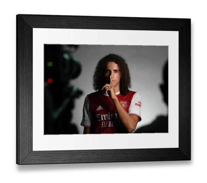 Framed Print : Arsenal 2020-21: Matteo Guendouzi at First Team Photocall Framed Print : Arsenal 2020-21: Matteo Guendouzi at First Team Photocall