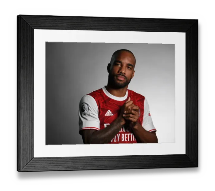 Framed Print : Arsenal 2020-21: Alexandre Lacazette at First Team Photocall