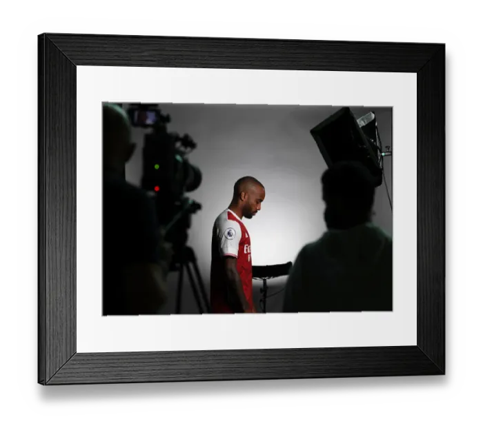 Framed Print : Arsenal First Team 2020-21: Alexandre Lacazette at Arsenal Photocall Framed Print : Arsenal First Team 2020-21: Alexandre Lacazette at Arsenal Photocall