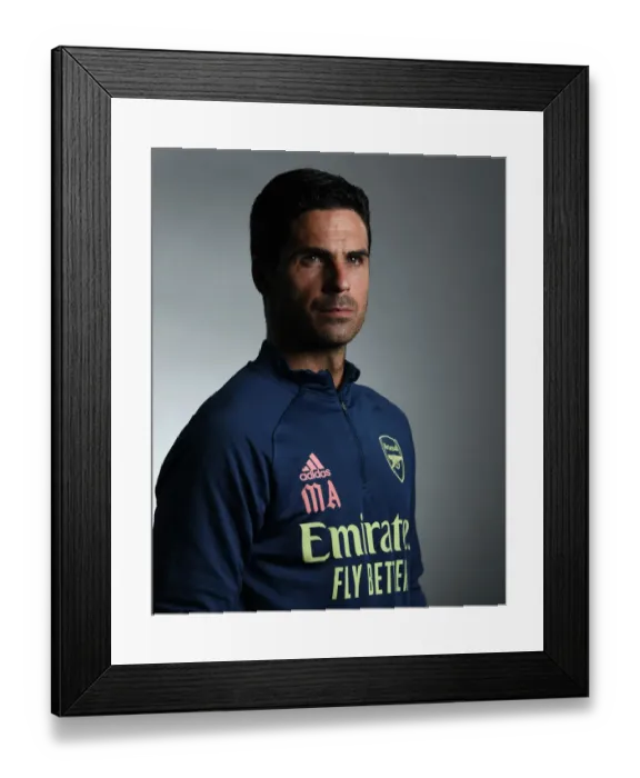 Framed Print : Arsenal FC: Mikel Arteta at 2020-21 First Team Photocall Framed Print : Arsenal FC: Mikel Arteta at 2020-21 First Team Photocall