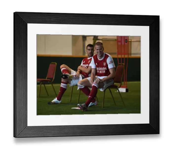 Framed Print : Arsenal 2020-21: Rob Holding at First Team Photocall