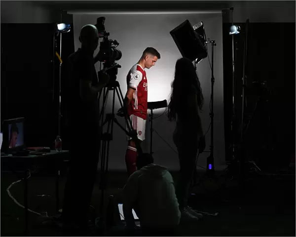 Arsenal First Team: Granit Xhaka at 2020-21 Arsenal Media Photocall