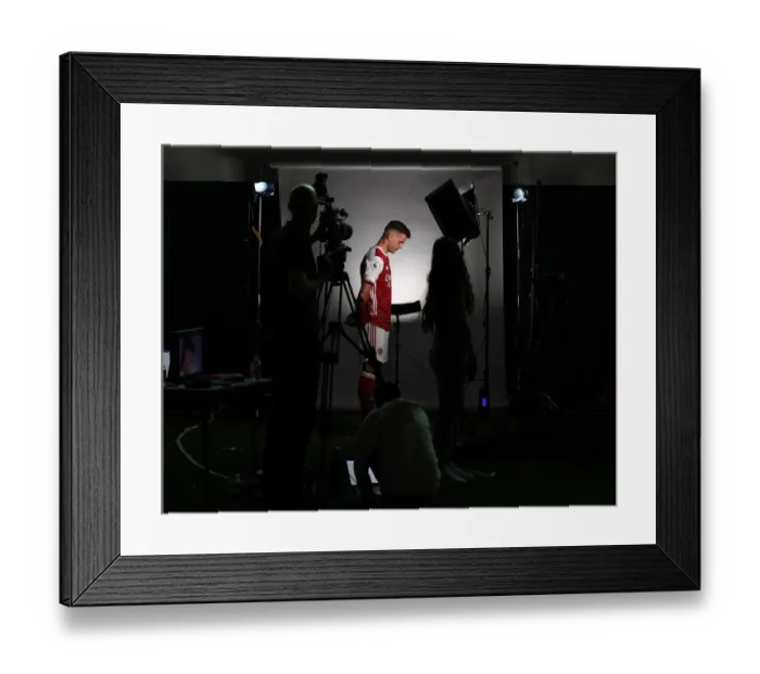 Framed Print : Arsenal First Team: Granit Xhaka at 2020-21 Arsenal Media Photocall Framed Print : Arsenal First Team: Granit Xhaka at 2020-21 Arsenal Media Photocall
