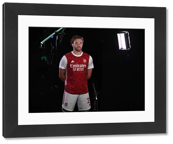 Arsenal 2020-21 First Team: Calum Chambers at Arsenal Photocall