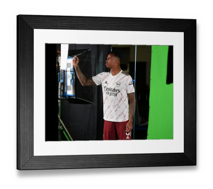 Framed Print : Arsenal First Team 2020-21: Gabriel Magalhaes Unveiled