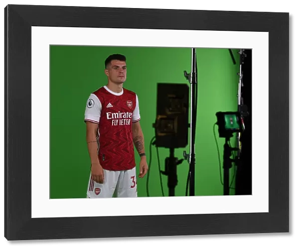 Arsenal 2020-21: Granit Xhaka at First Team Photocall