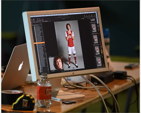 Arsenal First Team 2020-21: David Luiz at Arsenal Media Photocall