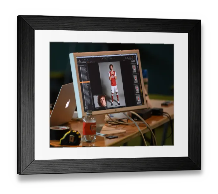 Framed Print : Arsenal First Team 2020-21: David Luiz at Arsenal Media Photocall Framed Print : Arsenal First Team 2020-21: David Luiz at Arsenal Media Photocall