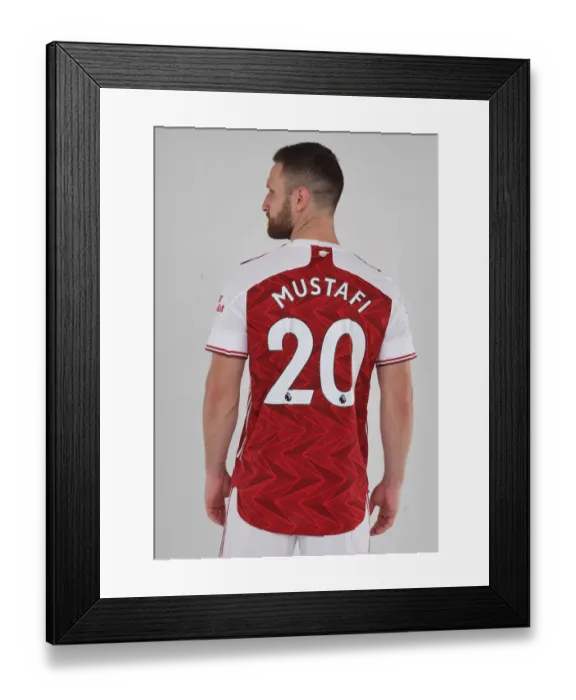 Framed Print : Arsenal Football Club: Shkodran Mustafi Training Ahead of 2020-21 Season Framed Print : Arsenal Football Club: Shkodran Mustafi Training Ahead of 2020-21 Season