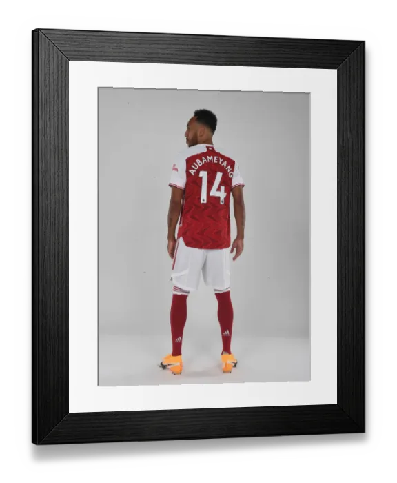 Framed Print : Arsenal 2020-21: Aubameyang at First Team Photocall Framed Print : Arsenal 2020-21: Aubameyang at First Team Photocall
