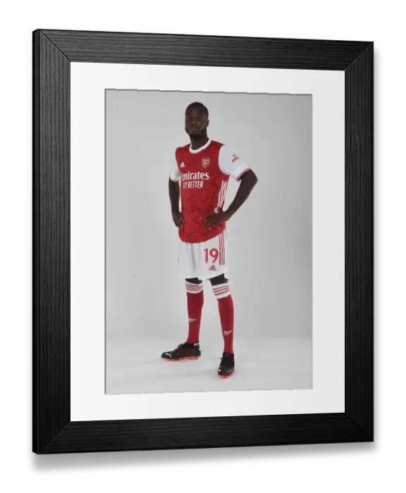 Framed Print : Arsenal Football Club: Nicolas Pepe at 2020-21 First Team Training, London Colney Framed Print : Arsenal Football Club: Nicolas Pepe at 2020-21 First Team Training, London Colney