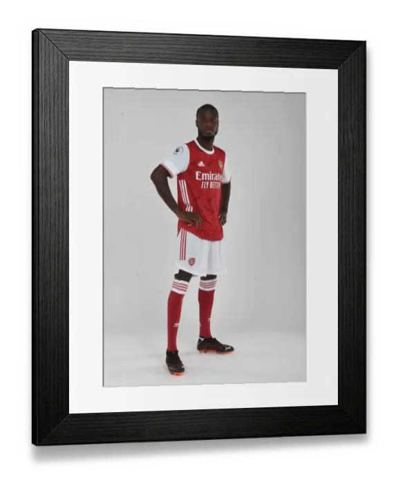 Framed Print : Arsenal First Team 2020-21: Nicolas Pepe at Training Session