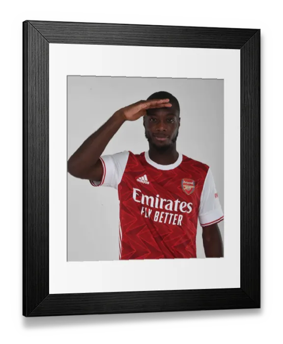 Framed Print : Arsenal's Nicolas Pepe in Focus at 2020-21 Training Session Framed Print : Arsenal's Nicolas Pepe in Focus at 2020-21 Training Session
