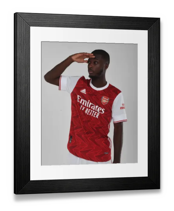 Framed Print : Arsenal FC: Nicolas Pepe at 2020-21 Training Session Framed Print : Arsenal FC: Nicolas Pepe at 2020-21 Training Session