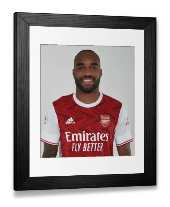 Framed Print : Arsenal First Team 2020-21: Alex Lacazette in Training Framed Print : Arsenal First Team 2020-21: Alex Lacazette in Training