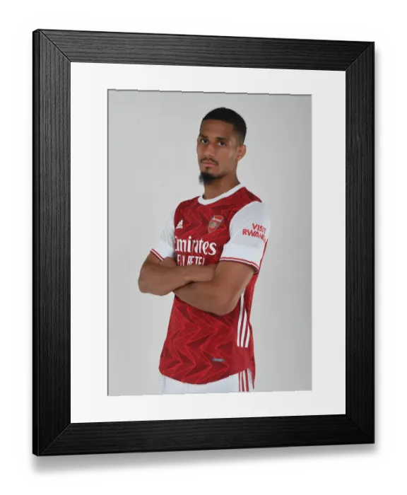 Framed Print : Arsenal's William Saliba Prepares for 2020-21 Season in Training Framed Print : Arsenal's William Saliba Prepares for 2020-21 Season in Training