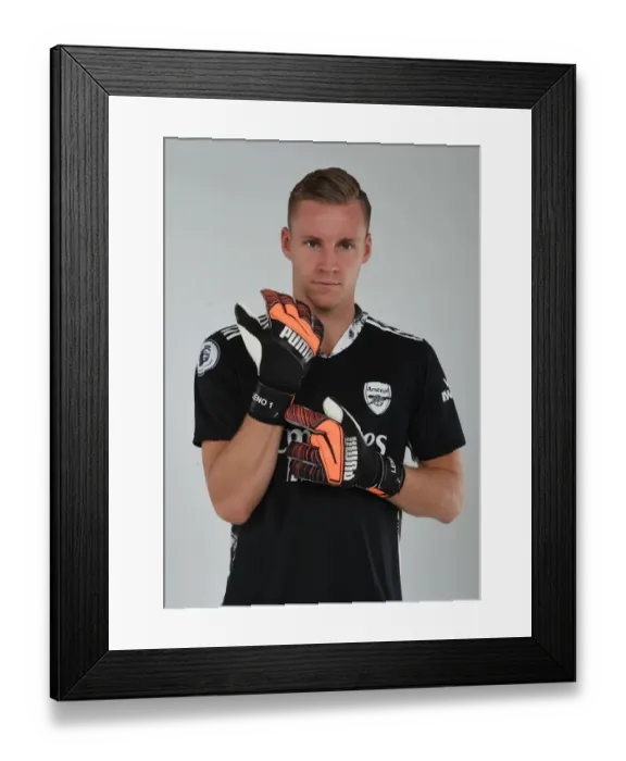 Framed Print : Arsenal FC: Bernd Leno in Training Ahead of 2020-21 Season