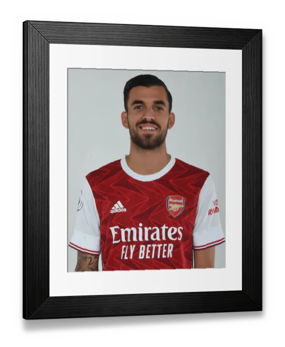 Framed Print : Arsenal Football Club: Dani Ceballos Training at London Colney, 2020-21 Season