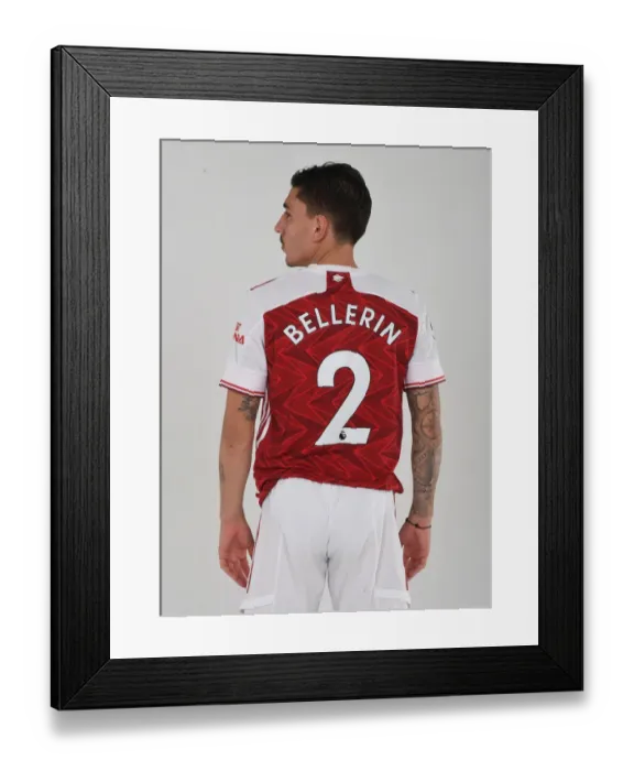 Framed Print : Arsenal FC: Hector Bellerin at 2020-21 First Team Photocall