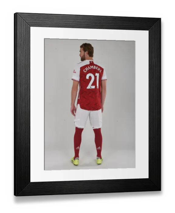 Framed Print : Arsenal Football Club: Calum Chambers Training at London Colney, 2020-21 Season