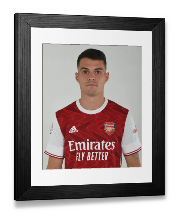 Framed Print : Arsenal's Granit Xhaka in Training Ahead of 2020-21 Season Framed Print : Arsenal's Granit Xhaka in Training Ahead of 2020-21 Season