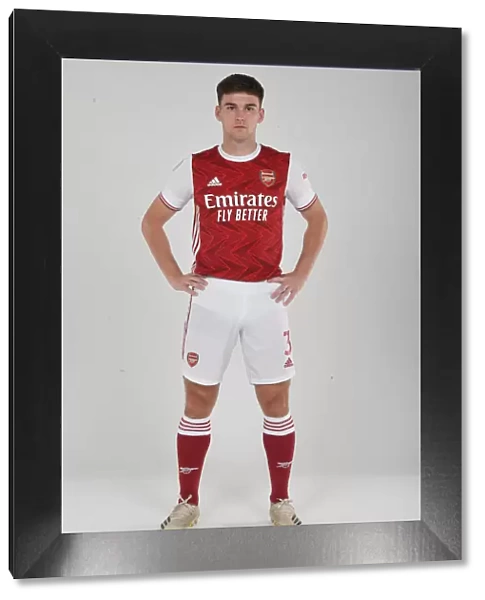 Arsenal's Kieran Tierney at 2020-21 First Team Training Session
