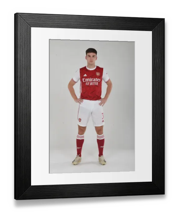 Framed Print : Arsenal's Kieran Tierney at 2020-21 First Team Training Session Framed Print : Arsenal's Kieran Tierney at 2020-21 First Team Training Session