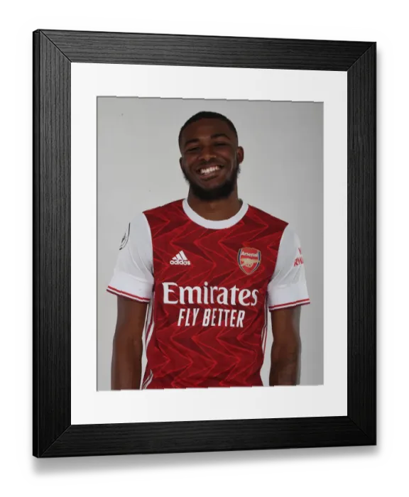 Framed Print : Arsenal Football Club: Ainsley Maitland-Niles at Training, 2020-21 Season Framed Print : Arsenal Football Club: Ainsley Maitland-Niles at Training, 2020-21 Season