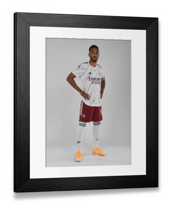 Framed Print : Arsenal 2020-21 First Team: Pierre-Emerick Aubameyang at Training Session Framed Print : Arsenal 2020-21 First Team: Pierre-Emerick Aubameyang at Training Session