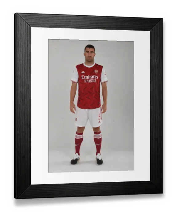 Framed Print : Arsenal's Sokratis Training at London Colney Ahead of 2020-21 Season