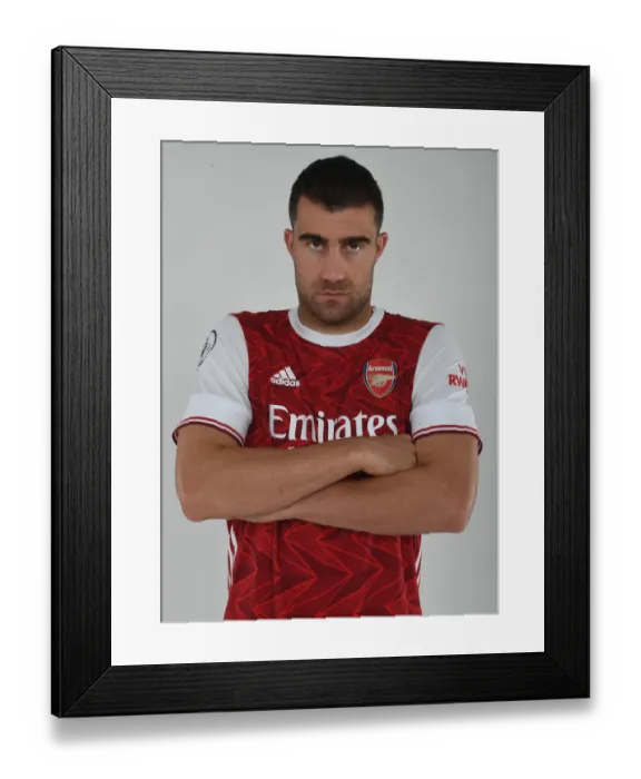 Framed Print : Arsenal Football Club: Sokratis Training at London Colney, 2020-21 Season Framed Print : Arsenal Football Club: Sokratis Training at London Colney, 2020-21 Season