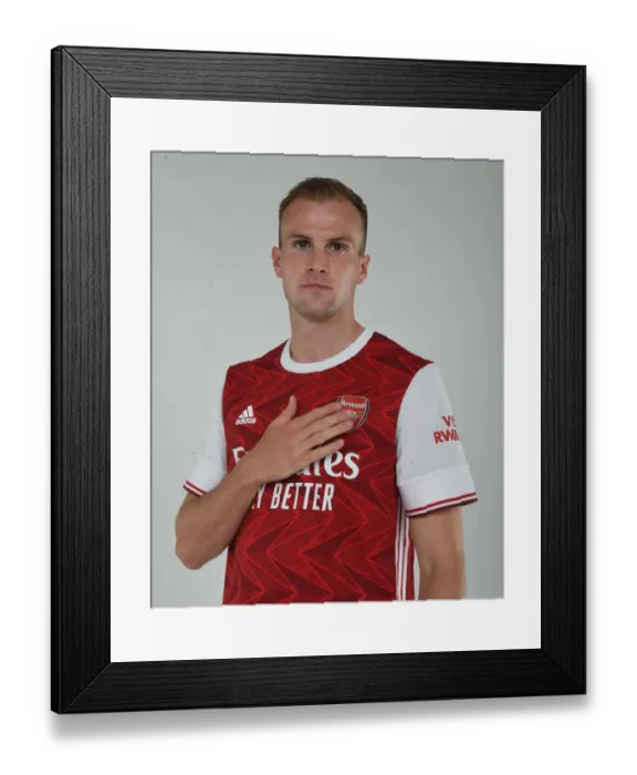 Framed Print : Arsenal's Rob Holding at 2020-21 First Team Photocall Framed Print : Arsenal's Rob Holding at 2020-21 First Team Photocall