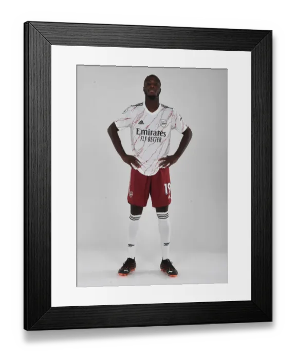 Framed Print : Arsenal First Team 2020-21: Nicolas Pepe in Training