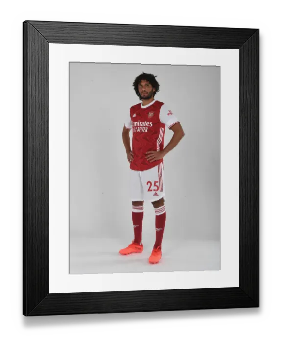 Framed Print : Arsenal First Team: 2020-21 Season Photocall - Mo Elneny Framed Print : Arsenal First Team: 2020-21 Season Photocall - Mo Elneny