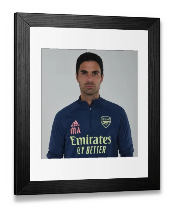 Framed Print : Arsenal FC: Mikel Arteta Leads First Team Training Ahead of 2020-21 Season
