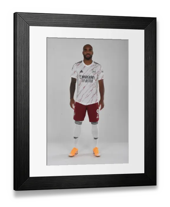 Framed Print : Arsenal Football Club: 2020-21 First Team - Alex Lacazette in Training