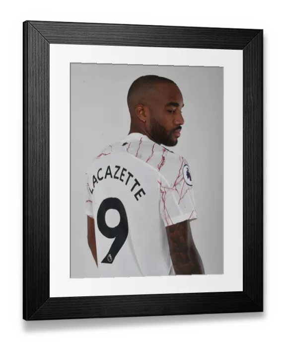 Framed Print : Arsenal's Alex Lacazette Gears Up for 2020-21 Season at Training Camp Framed Print : Arsenal's Alex Lacazette Gears Up for 2020-21 Season at Training Camp