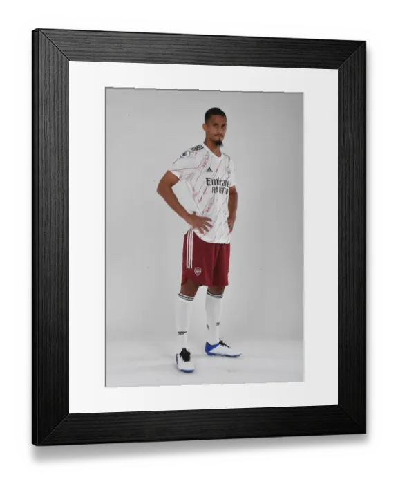 Framed Print : Arsenal's William Saliba Prepares for 2020-21 Season in Training Framed Print : Arsenal's William Saliba Prepares for 2020-21 Season in Training