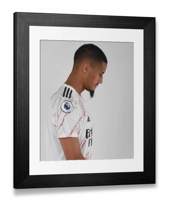 Framed Print : Arsenal Training: William Saliba Prepares for 2020-21 Season Framed Print : Arsenal Training: William Saliba Prepares for 2020-21 Season