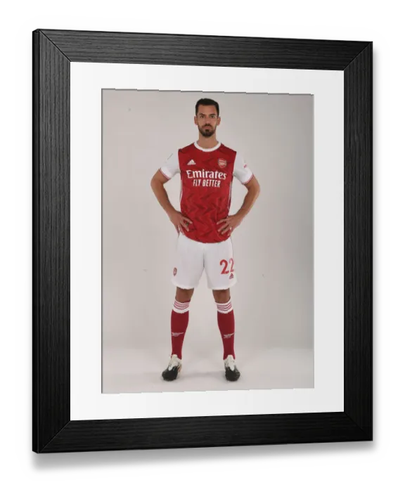 Framed Print : Arsenal First Team 2020-21: Training Session with Pablo Mari