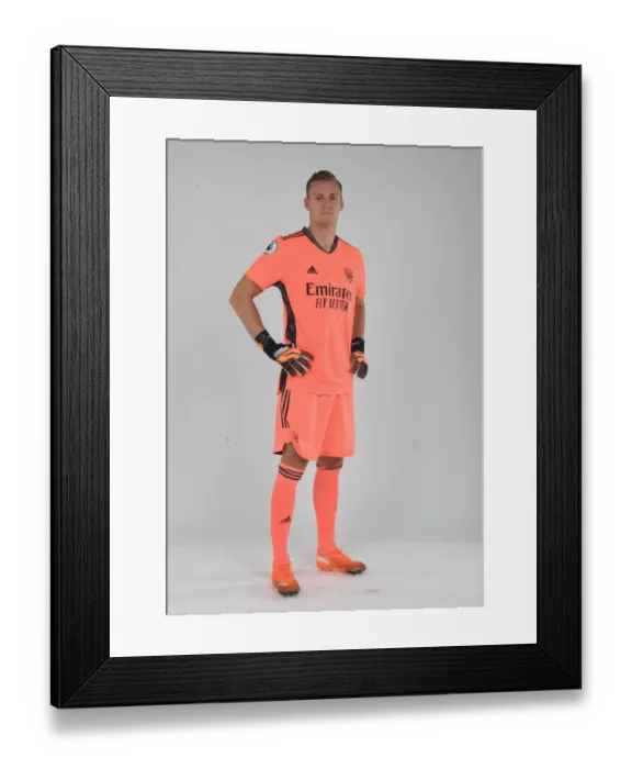 Framed Print : Arsenal FC 2020-21: Bernd Leno's Portrait Framed Print : Arsenal FC 2020-21: Bernd Leno's Portrait