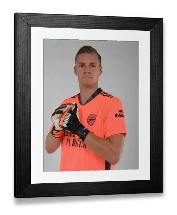 Framed Print : Arsenal FC 2020-21: Bernd Leno at Arsenal First Team Photoshoot