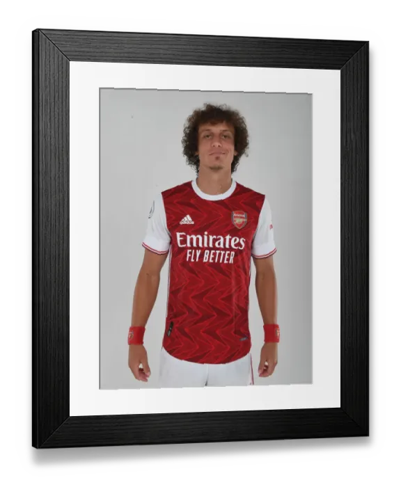 Framed Print : Arsenal First Team 2020-21: David Luiz in Training Framed Print : Arsenal First Team 2020-21: David Luiz in Training