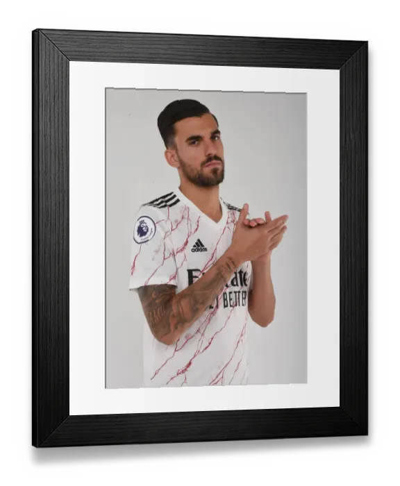 Framed Print : Arsenal 2020-21 First Team: Dani Ceballos at Training Session